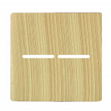 Placa 4x4 2 Interruptor - Novara Especiais Maple